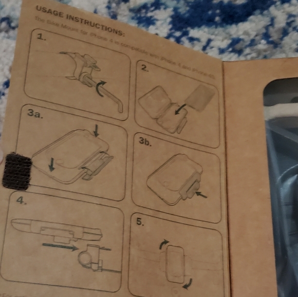 Biologic Bike Mount For iPhone 4 & iPhone 4S Black NIB - Picture 11 of 12